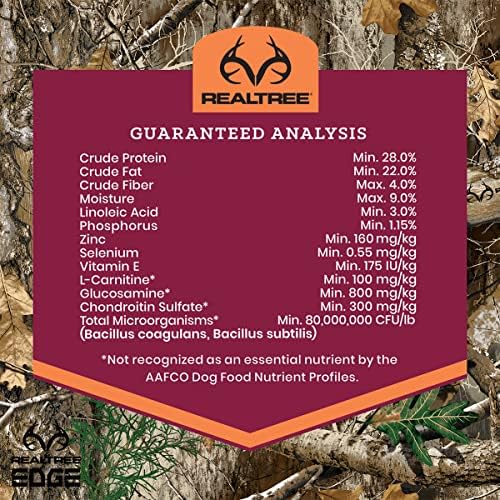 Victor Super Premium Dog Food – Realtree Edge Energy Dry Dog Food for Highly Active Dogs – Gluten Free Dog Food with Glucosamine and Chondroitin for Hip and Joint Health, 15 lb