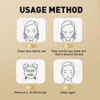 CHMI Under Eye Patches (200 Pairs) - 24K Gold Eye Patches for Puffy Eyes, Dark Circles, EyeBags and Wrinkles, Collagen Skin Care Products, Beauty & Personal Care