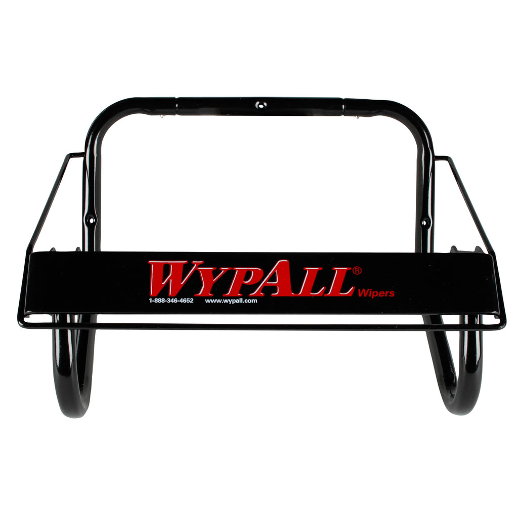WypAll Jumbo Roll Wiper Dispenser, Wall Mounted Delivery, Black (80579)