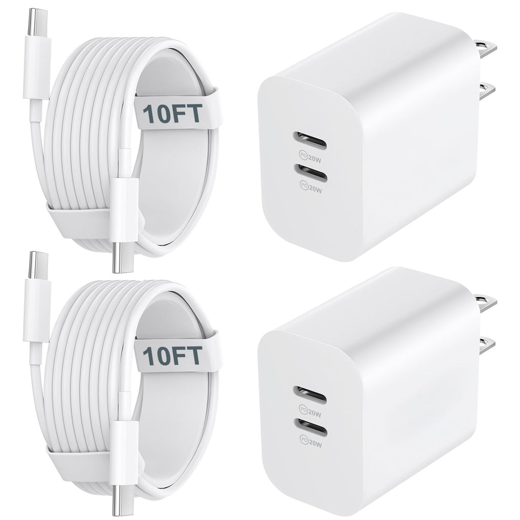 iPhone 18 Duo 17 16 Charger Fast Charging 10 FT Long iPhone USB C Charger