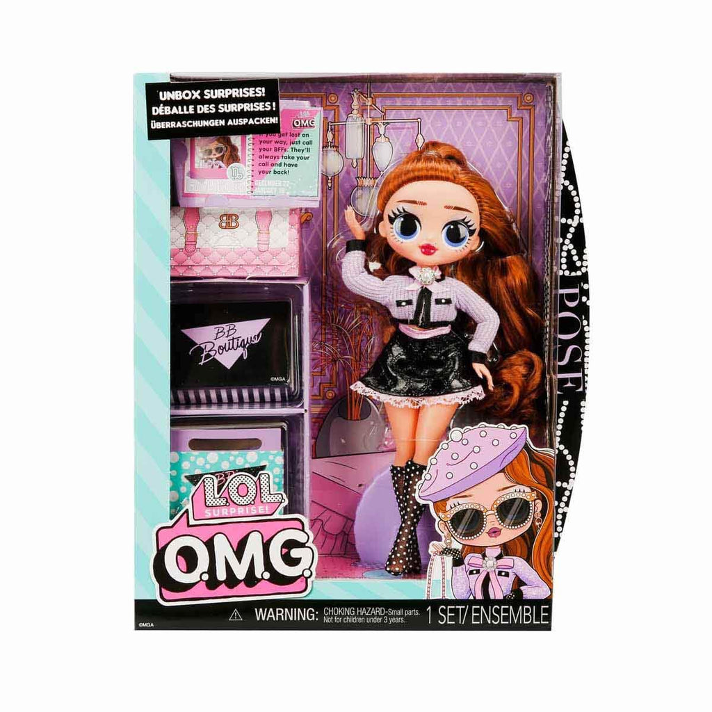 L.O.L. Surprise! LOL Surprise OMG Pose Fashion Doll with Multiple Surprises and Fabulous Accessories – Great Gift for Kids Ages 4+