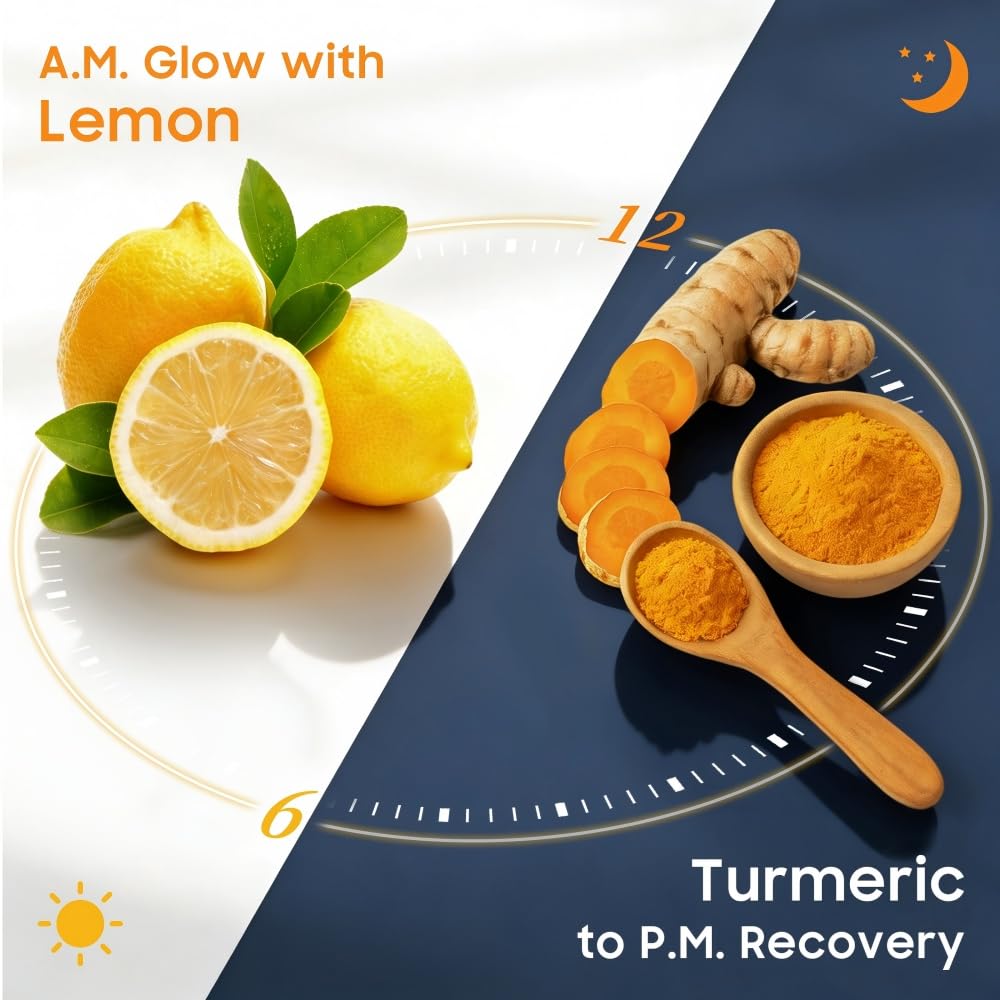 Uselective 3 Pack Lemon & Turmeric Soap Bar for Dark Spots, Powered by Kojic Acid, Vitamin C - Deeply Moisturizing with Amino Acids & Shea Butter - SLS Free for Face/Body