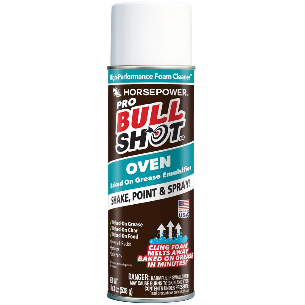 Bull Shot Oven Pro, AS SEEN ON TV, Cling Foam Melts Away Baked-On Grease, Char & Food In Minutes, Professional Strength, Shake, Point & Spray, Made in the USA, Ovens, Racks, Drip Pans & Broilers