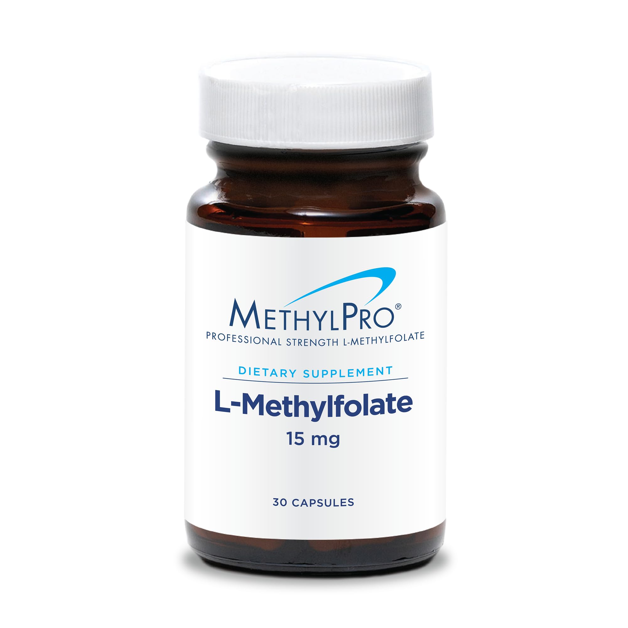 MethylPro L-Methylfolate 15 mg - Bioavailable Folate Supplement for Brain Health & Neurotransmitter Support - Vegetarian & Hypoallergenic - 30 Servings - 30 Count