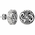 Amy & Annette Sterling Silver Stud Earrings for Women - Post Earrings for Women, 925 Sterling Silver Earrings