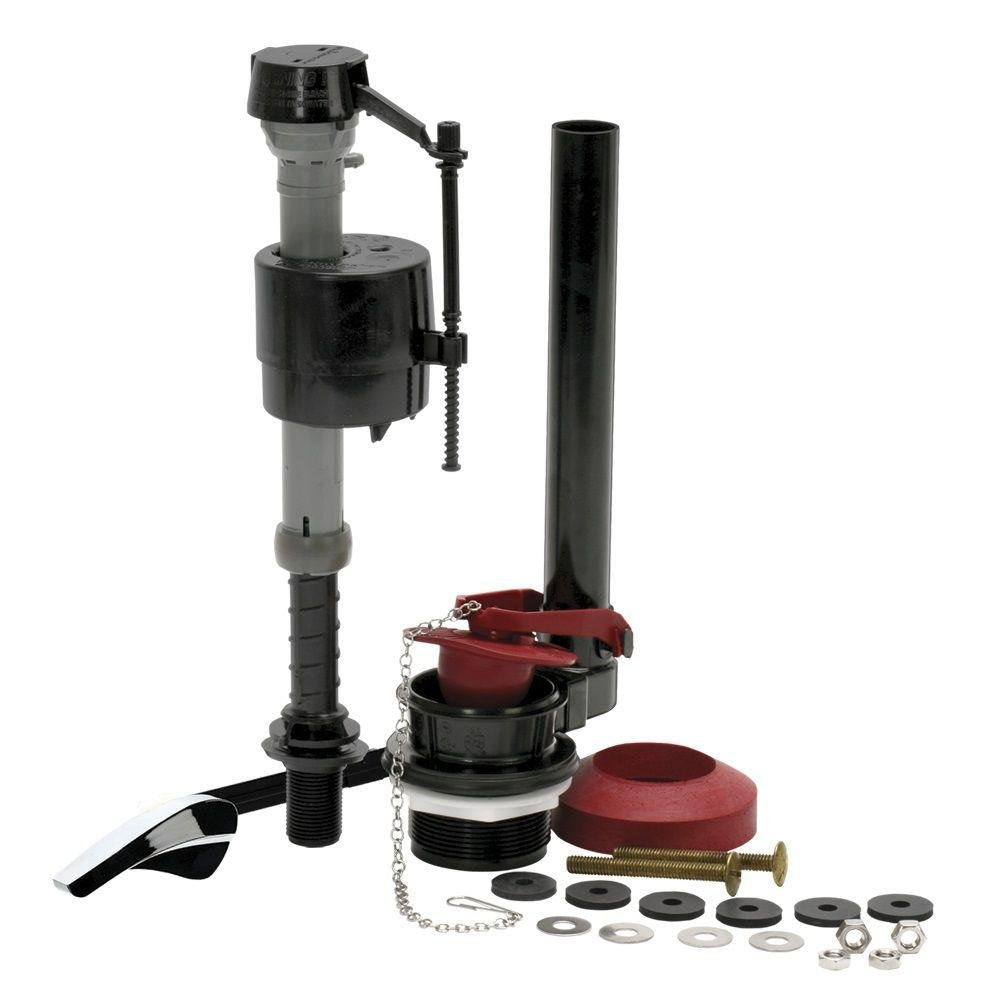 Fluidmaster 400AKRP10 Universal, All In One, Complete Toilet Tank Repair Kit For 2-Inch Flush Valve Toilets