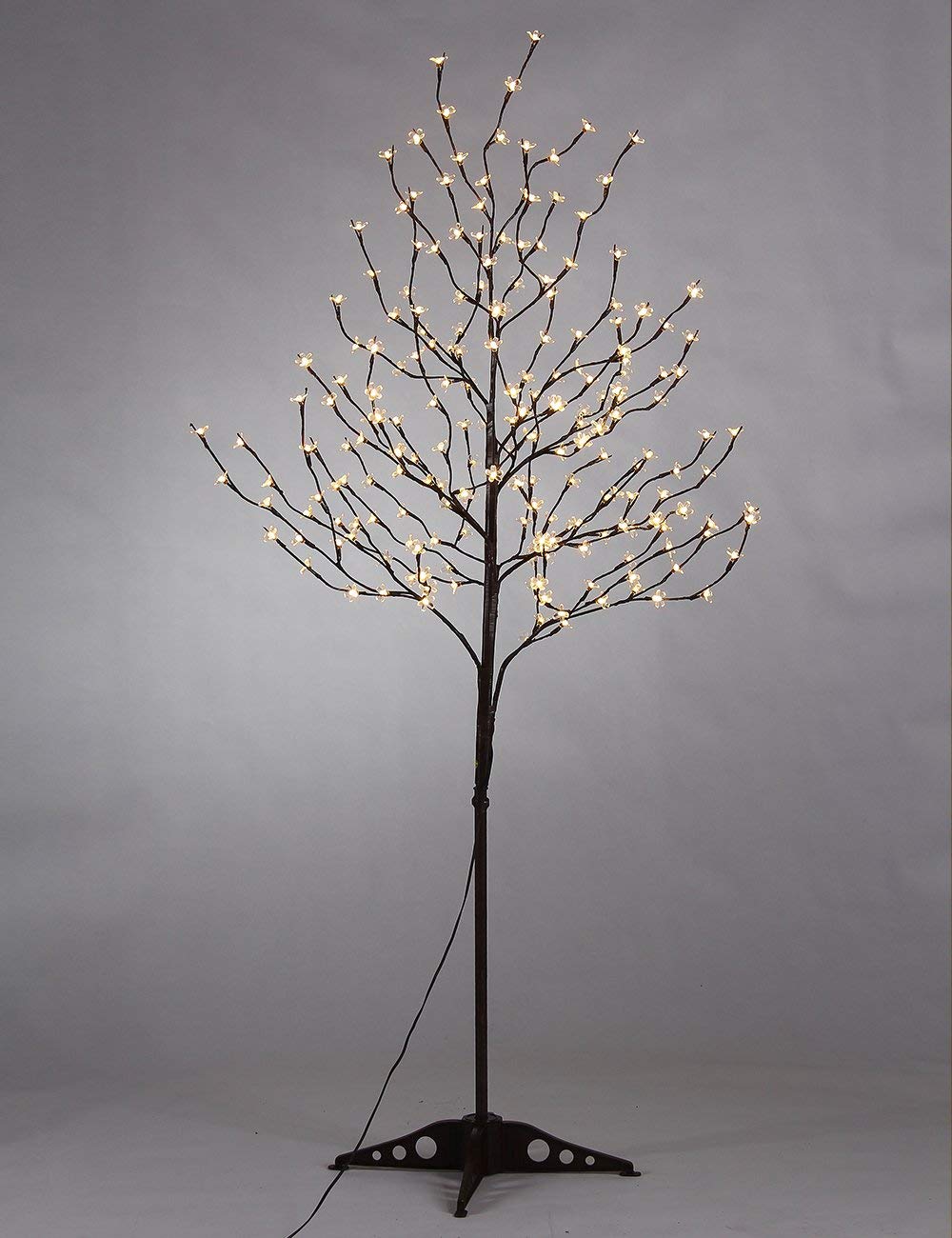 Lightshare 6.5FT 208 LED Cherry Blossom Tree, Lighted Artificial Tree for Decoration Inside and Outside, Home Patio Wedding Festival Christmas Decor