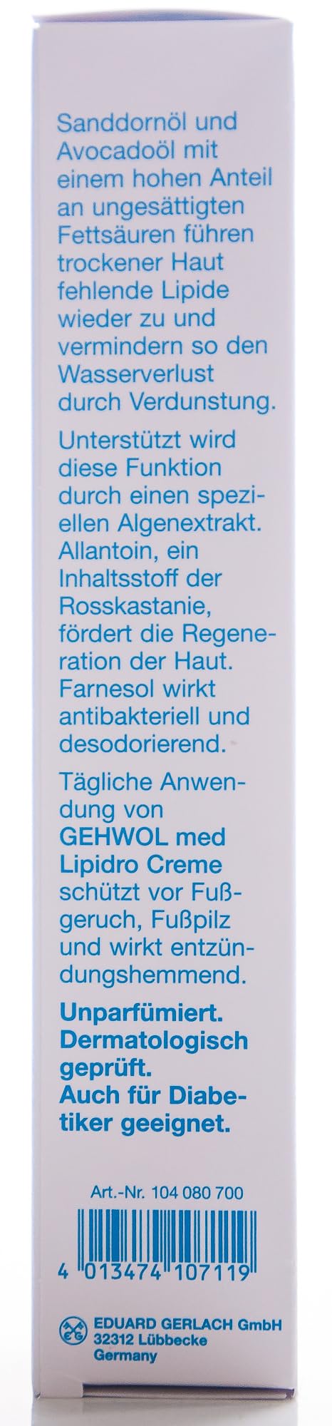 3 X Gehwol Med lipidro Crema 3 X 125 ML Cura dei piedi Crema Piedi con Urea