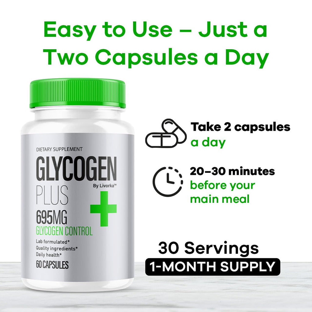 (3 Pack) Glycogen Plus Capsules - Official Advanced Glycogen Support Pills - Maximum Strength, All Natural Formula Vitamin for Overall Health & Wellness Reviews, 180 Capsules for 3 Months