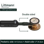 3M Littmann CORE Digital Stethoscope, Our Most Advanced Stethoscope Yet, Up To 40x Amplification, Active Noise Cancellation, In-App Sound Wave Visualization, High Polish Copper Chestpiece, 8870