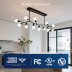 FLSNT 4000K Cool White LED Candelabra Bulbs 60W Equivalent, G16 1/2 Dimmable LED E12 Globe Vanity Light Bulbs, 550LM, CRI90, 5.5W, AC 120V, 12 Pack
