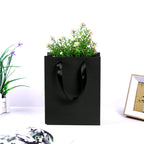 MOXARYSU Black Gift Bags With Handles: 8x5x10 Inch 30pcs Black Paper Bags Medium Bulk For Party Shopping Birthday Wedding (M, 30)