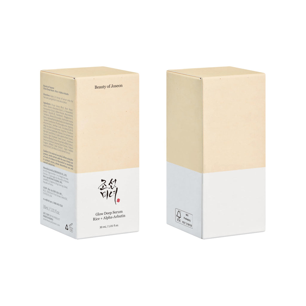 Beauty of Joseon Glow Deep Serum Rice Alpha-Arbutin for Uneven Dull Skin Tone, Daily Korean Skin Care for Men and Women 30ml, 1 fl.oz