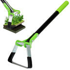 Garden Guru Action Stirrup Hoe Garden Tool, 17.5-Inch Long, with Ergonomic Handle – Rust Resistant Heavy Duty Steel Loop Hoe for Weeding, Planting, Sowing Seeds, Making Furrows & Soil Cultivation