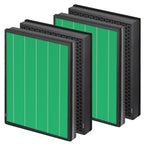 2 Set 400/400S Replacement Filter Compatible with Coway AIRMEGA Max2 400 400S 400(G) 400S(G) Air Purifier, Max2 Green True HEPA and Active Carbon Filter Set, AP-2015-FP
