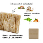 Rinse & Robust Mens Natural Bar Soap 6Pcs Handmade Cleansing Soap Bar Set Moisturizing&Exfoliating Scrub Soap Gifts for Men 6 Different Scents 3.5 oz of 6 Bars