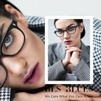 BLS BLUES 5 Packs Reading Glasses for Women Blue Light Blocking, Vintage Computer Eyewear