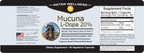Mucuna Pruriens 20% L-Dopa – Standardized Velvet Bean Extract for Natural Dopamine, Focus & Mood Support – Pure 8:1 Concentrated Herbal Supplement – Vegan, Non-GMO, 90 Capsules