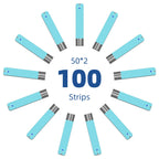 Metene TD-4116 Blood Glucose Test Strips, 100 Count Blood Sugar Test Strips for Diabetes, Use with metene TD-4116 and metene S Blood Glucose Monitoring System Only(No Monitor)