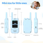 Mafiti Toys Video Walkie Talkies for Kids 2 Pack Rechargeable Long Range