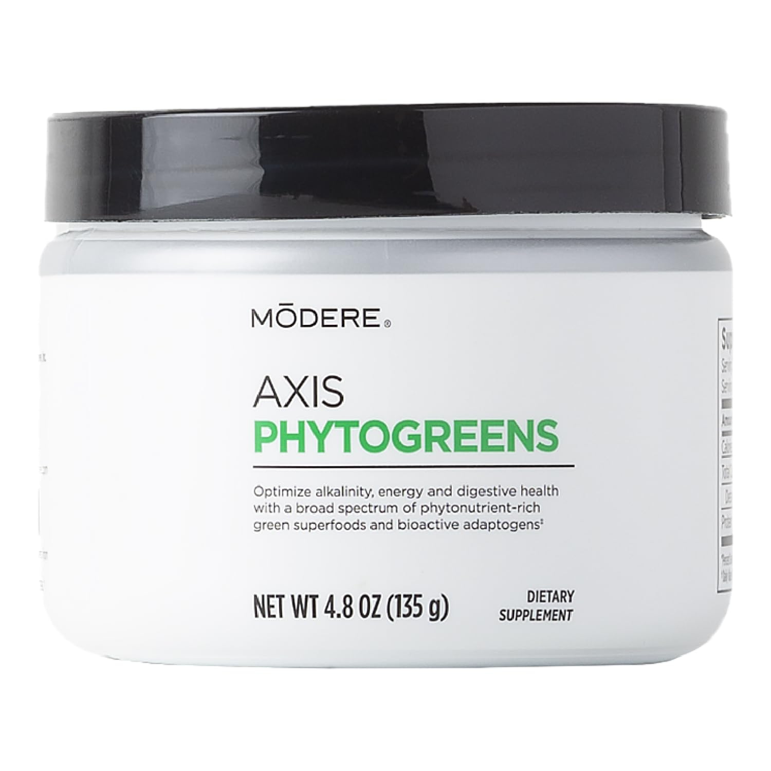 Modere - PHYTOGREEN Powder - Daily Greens Wellness Formula - 135g Canister