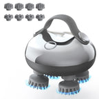 arboleaf Scalp Massager Rechargeable Head Massager Scalp Stress Relax, Waterproof Handheld Hair Scratcher with 8 Removable Massage Claws, Gift for Dad Mom