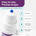 OPTASE Dry Eye Intense Drops - Preservative Free Eye Drops - Multidose Bottle - Step 3 Hydrate - .33 fl oz, 300 Doses