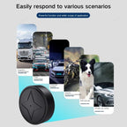 GPS Strong Magnetic Vehicle Anti-Lost Tracker, Mini GPS Tracker for Vehicles No Subscription - Smallest GPS Tracker Locator Real Time, Anti-Theft Micro Tracking Device with Free App (pg12-2)