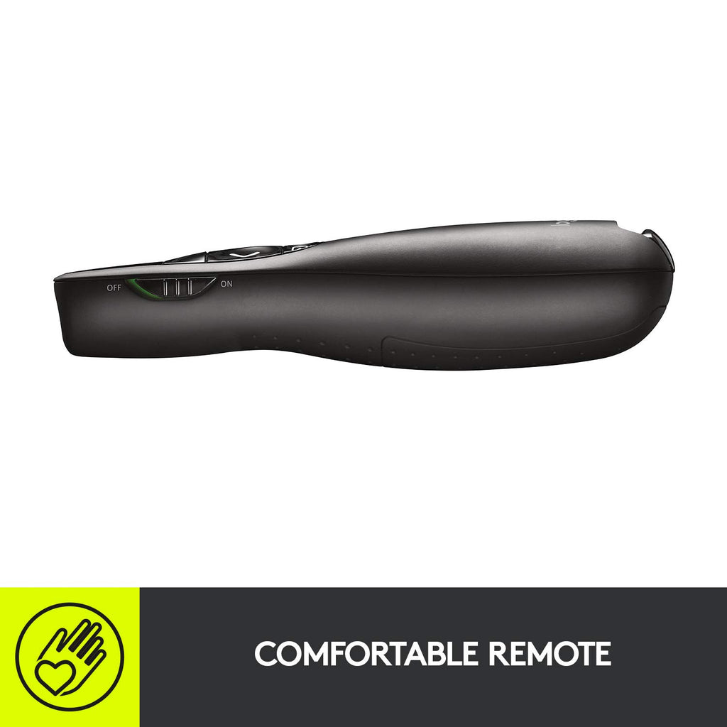 Logitech Wireless Presenter R400 USB A PowerPoint Clicker with Laser
