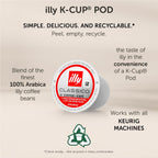 illy Coffee K Cup Pods, Classico Medium Roast, 32 Count, 1 Pack