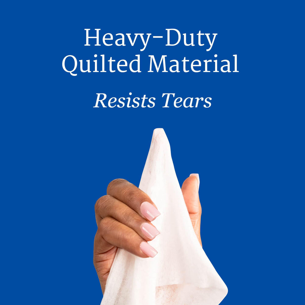 NorthShore Supreme Heavy-Duty Quilted Wipes, X-Large, Case/300 (6/50s)