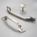 BEROSSA 10 Pack Brushed Nickel Cabinet Pulls 3 Inch Satin Nickel Cabinet Handles Nickel Hardware for Kitchen Cabinets 8222 Drawers Bedroom Dresser Bathroom Vanity Cupboard