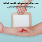 Silicone Foam Dressing 6x6 Gentle Border, Super Absorbent Wound Dressing, Bed Sore Patches, Waterproof Silicone Bandages for Wounds Care, Self Adhesive Pressure Sore Pads (20)