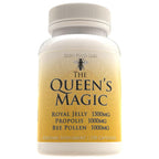 Eden Pond Queen's Magic Bee Pollen (Royal Jelly 1500mg, Propolis 1000mg, Beepollen 750mg) in 3 Daily Capsules, 120 Count
