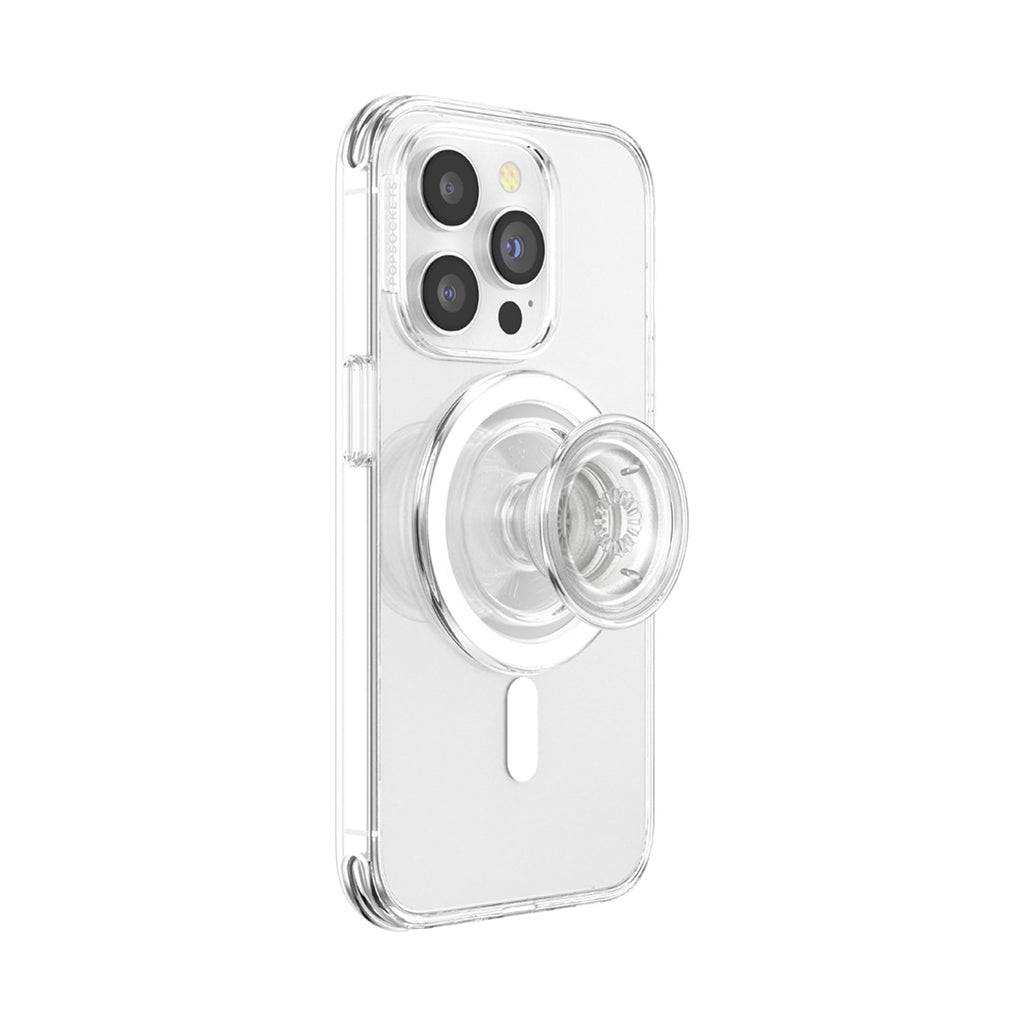 PopSockets Phone Grip for MagSafe, Magnetic Holder- Clear