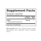 NusaPure DHEA 100mg 200 Veggie Capsules (Vegetarian, Non-GMO)