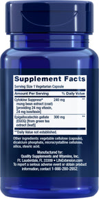 Life Extension Cytokine Suppress with EGCG, 30 Vegetarian Capsules (Pack of 2)