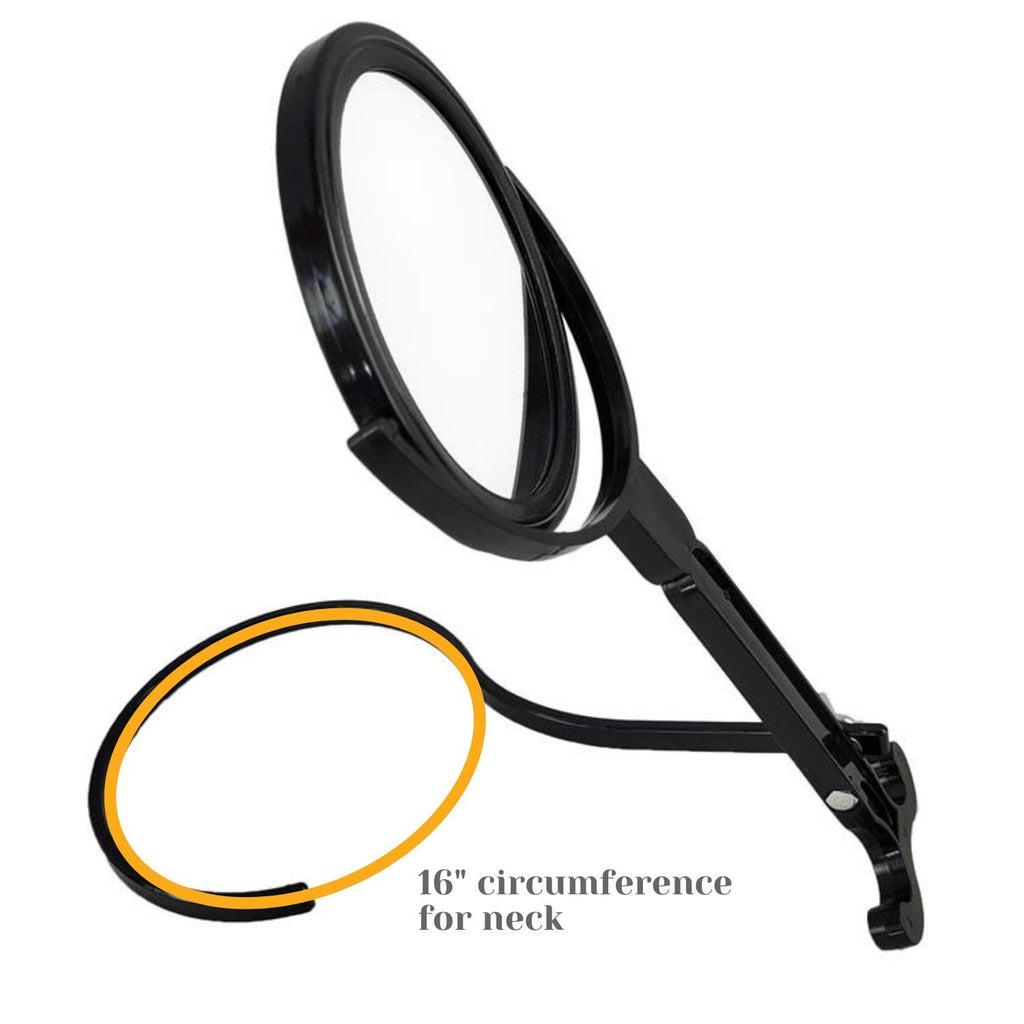 Rucci Neck Mirror, Black, 1X/3X