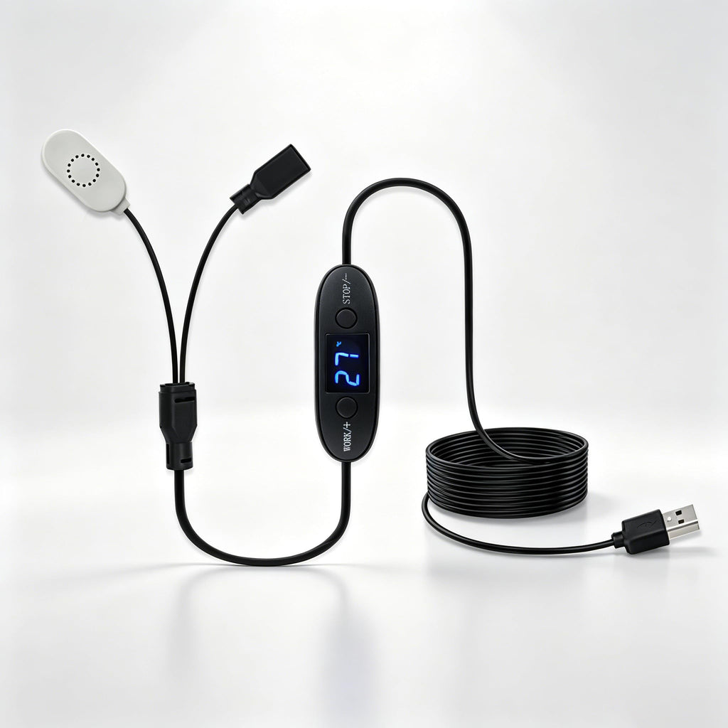 5V USB Digital Temperature Controller | 0-60°C Thermostat Magnetic Probe