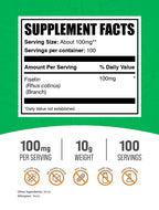 BulkSupplements.com Fisetin Powder - Nutritional Supplement, Fisetin 100mg, Antioxidants Source - Pure & Gluten Free, 100mg per Serving, 10g (0.35 oz) (Pack of 1)