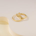 Hoop Earrings, Huggie Hoop Earrings for Women, Hypoallergenic Lightweight Small Hoop Earring for Womens 14mm/16mm/18mm (16mm)