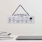 Peanuts How Are You Feeling Hanging Metal Sign