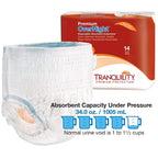 Tranquility Premium Overnight Disposable Absorbent Underwear (DAU) - XL - 56 ct