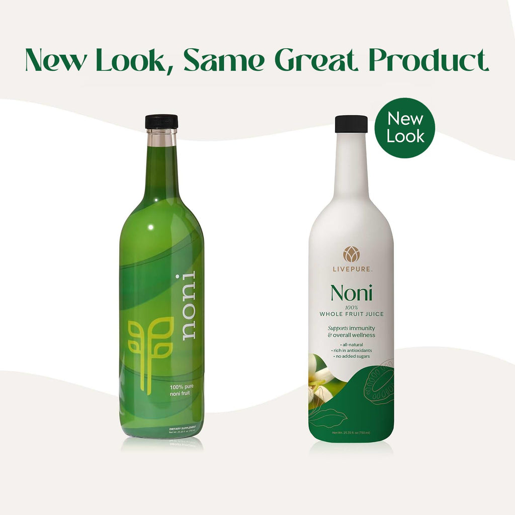 Pure Noni Juice | 25.35 fl oz | 100% Whole Fruit, No Added Sugars