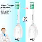 Toptheway Replacement Brush Heads Compatible with Sonicare E-Series Essence Xtreme Elite Advance and CleanCare Screw-On Toothbrush Handles 7022/66, 6 Pack