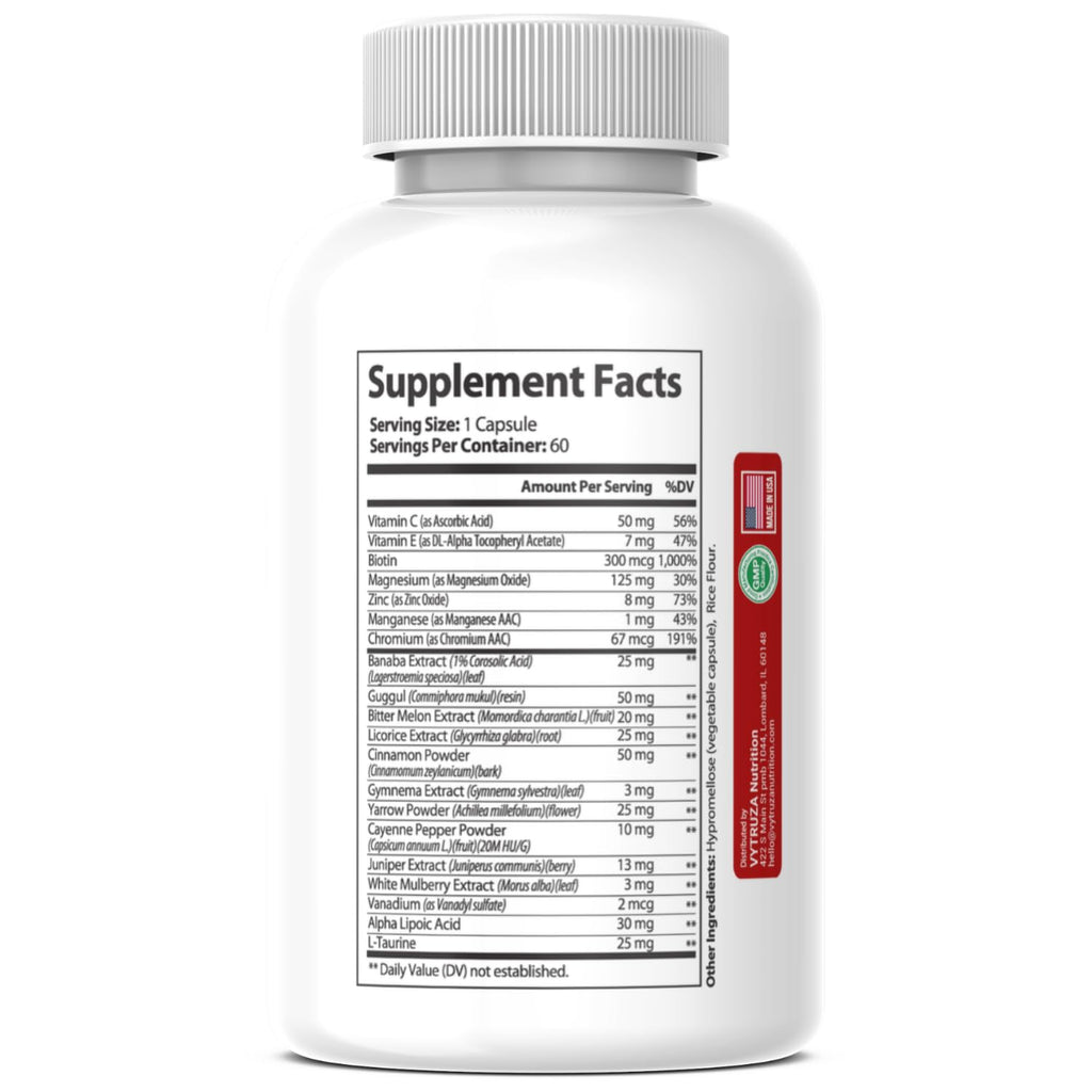 VYTRUZA Vasculife Blood Balance Support* - Vasculife Capsules Advanced Formula Blood Health Support Supplement Supports Blood Flow and Blood Circulation*, 60 Capsules