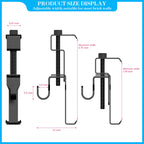 Lewufe Stainless Steel Brick Wall Clips, Brick Hooks Clamp Outdoor Heavy Duty 1-3/4" to 2-1/2" Brick Hook Brick Hangers No Drill, 6 Packs