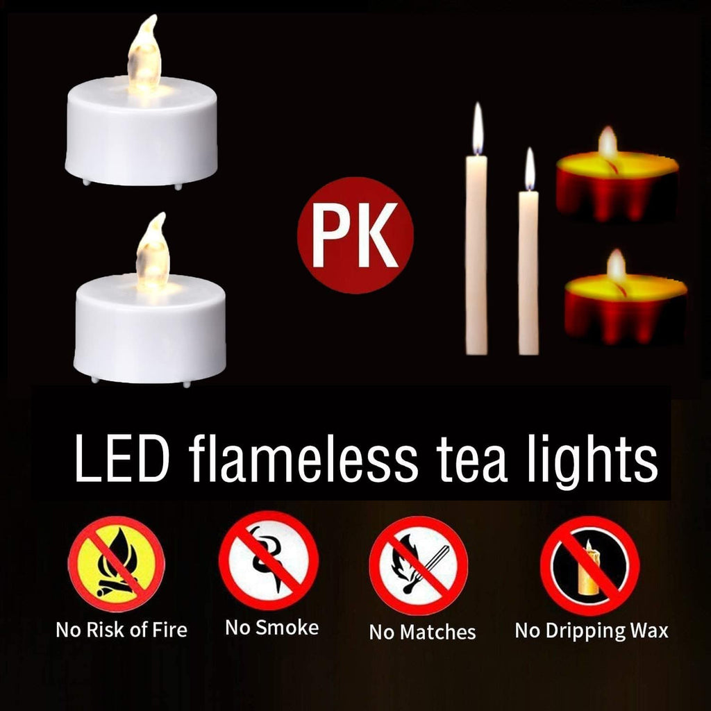 Boakboary Tea Lights Flameless Battery Operated Candles-150Pack LED Flickering Votive Candle Long Lasting 200 Hours, Realistic and Bright for Seasonal Festive Celebrations Decoration Warm White