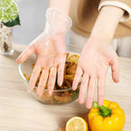 EDI Disposable Vinyl Gloves (Clear) - Powder-Free, Latex-Free (400, Small)