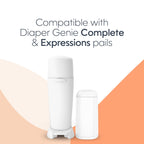 Diaper Genie Bags Refills 270 Count (Pack of 3) Clean Laundry Scent | Diaper Pail Refills with Max Odor Lock | Holds up to 810 Newborn Diapers